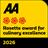 AA 3 Rosettes Culinary Excellence Award