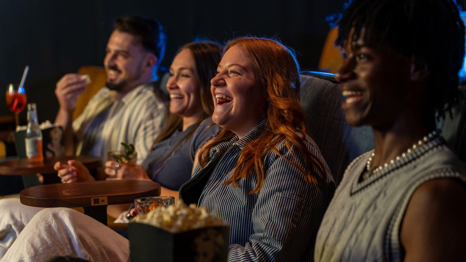 Group watching film at Tivoli Cinema