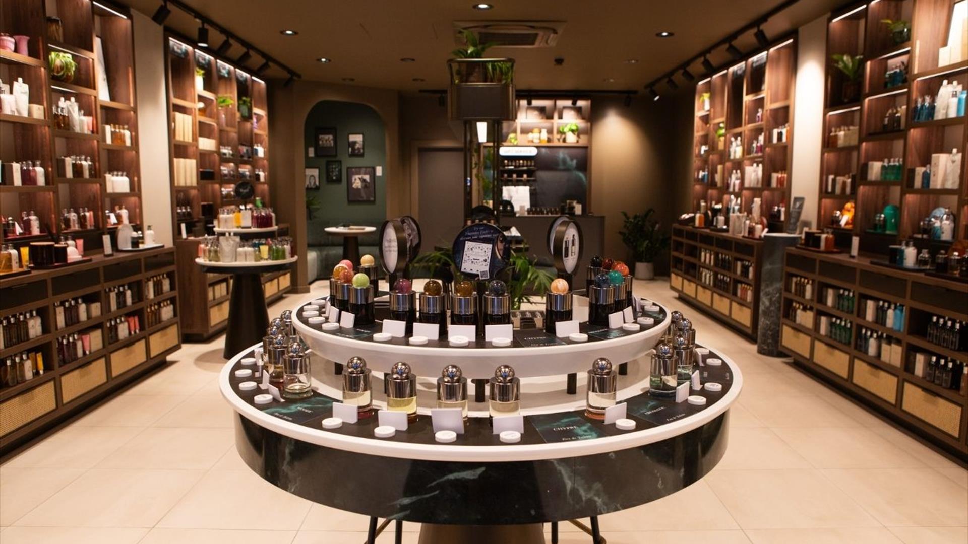 Molton Brown shop interior in Bath