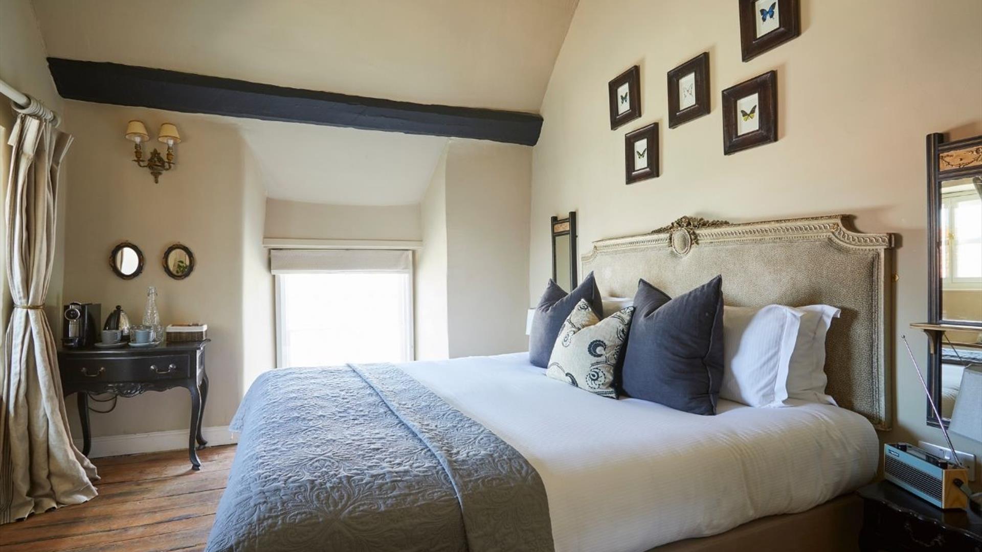 Bedroom at The White Hart in Somerton