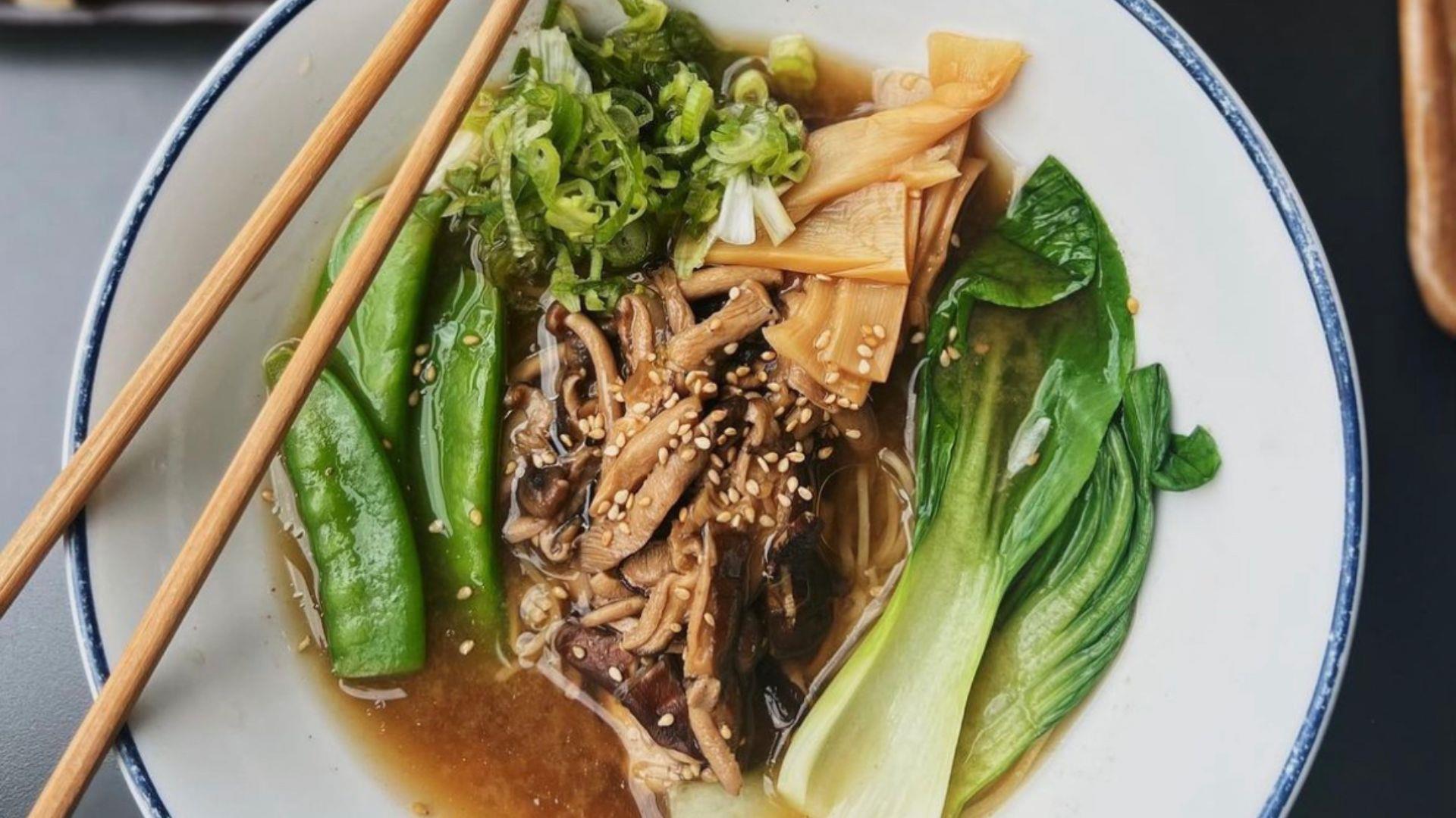 Tonkotsu Miso mushroom ramen
