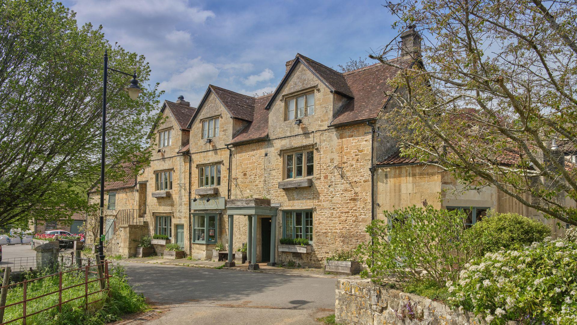 Country pub exterior at the Inn at Freshford