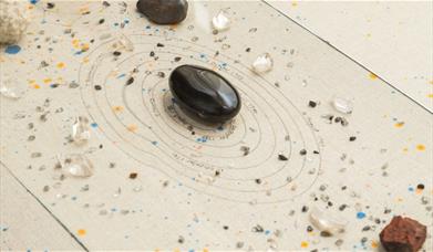 Exhibition talk at The Herschel Museum. Close-up image.