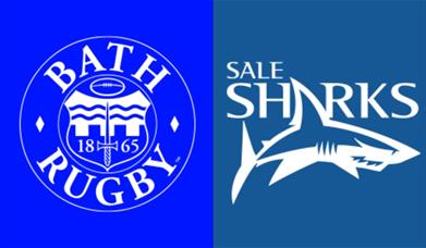 Bath Rugby and Sale Sharks logos 