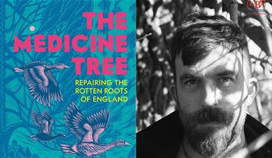 Author Nick Hayes with his new book, The Medicine Tree