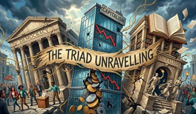 buildings crashing down