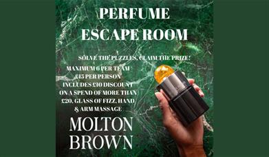 Escape Room at Molton Brown