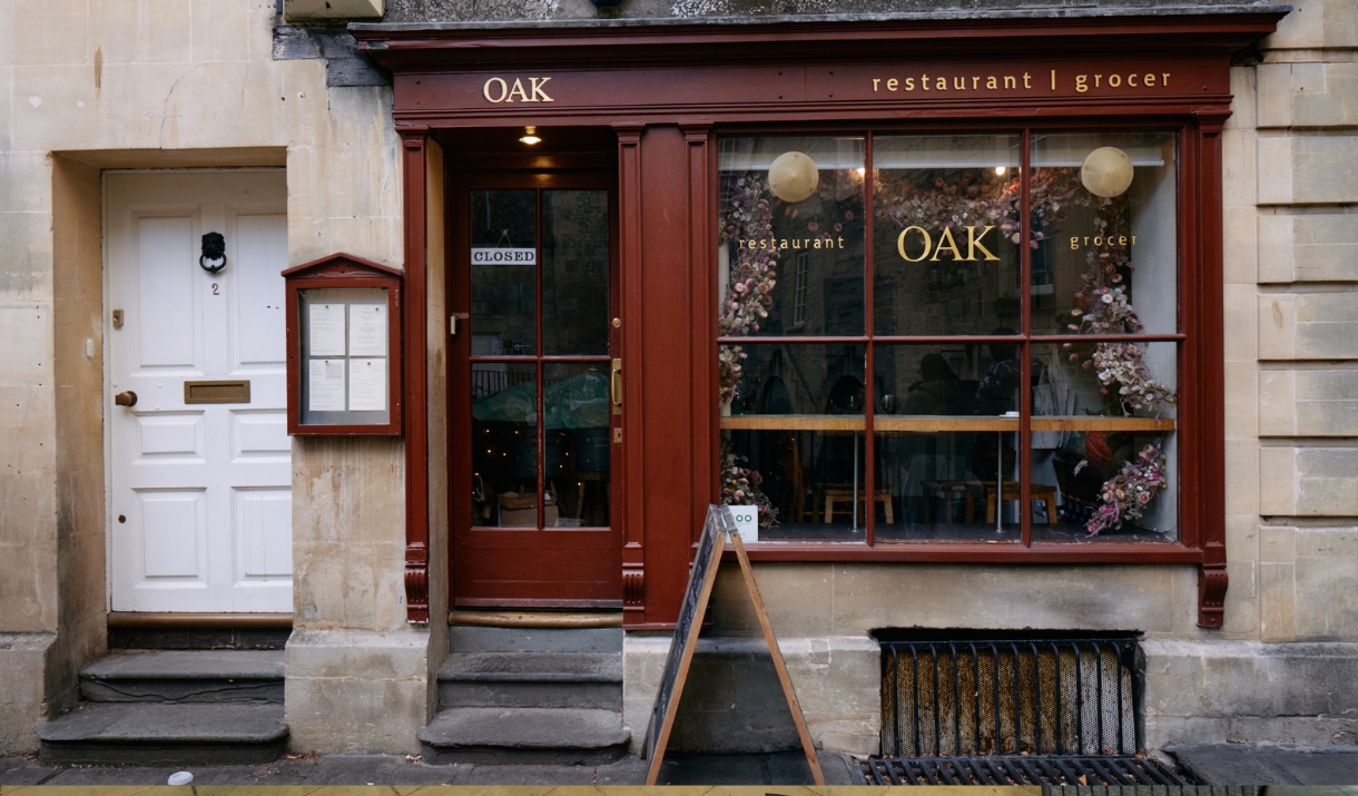 Oak restaurant exterior