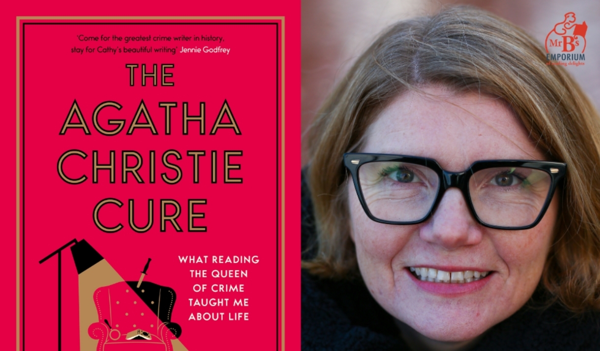 Author Cathy Rentzenbrink with her new book, The Agatha Christie Cure