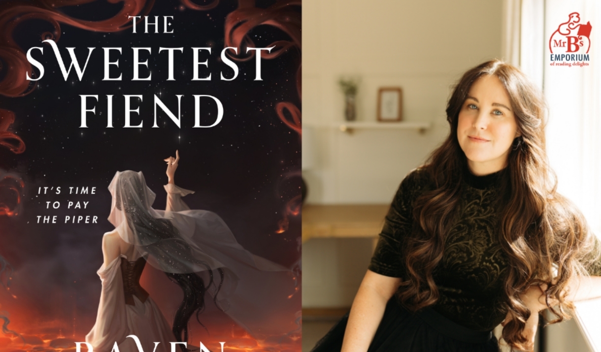 Author Raven Kennedy with her new book, The Sweetest Fiend