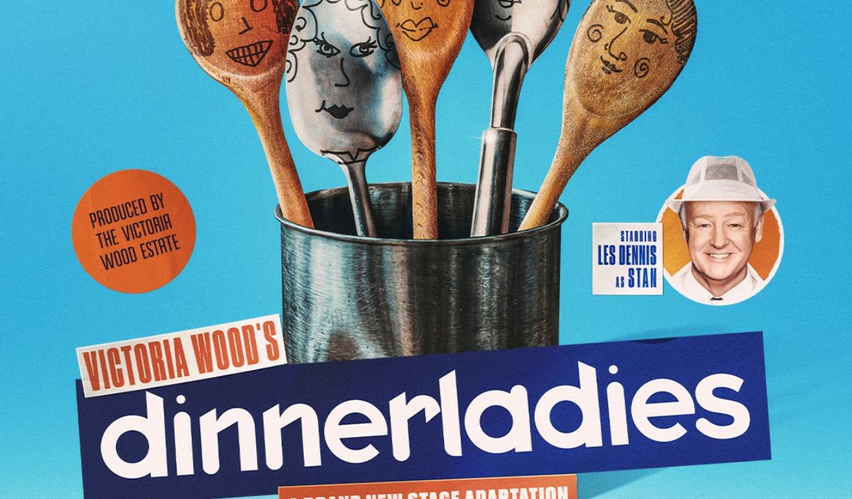 An image containing wooden spoons with various faces painted on.