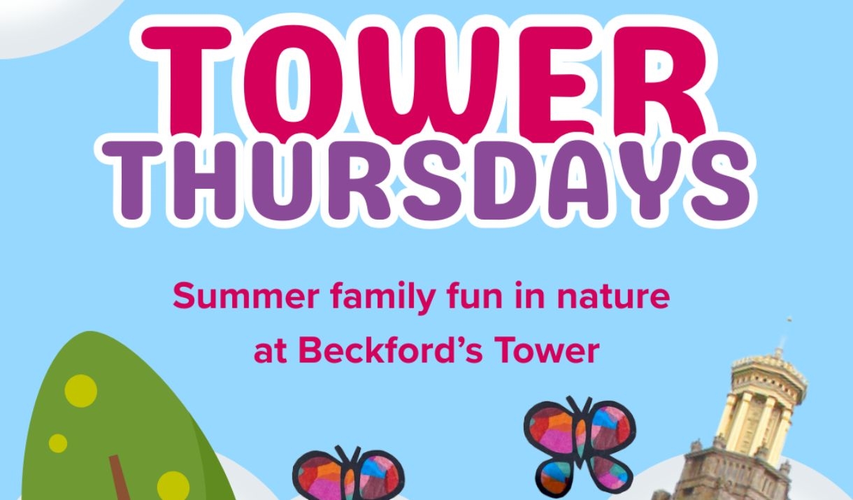 Tower Thursdays at Beckford's Tower Bath: Colourful poster