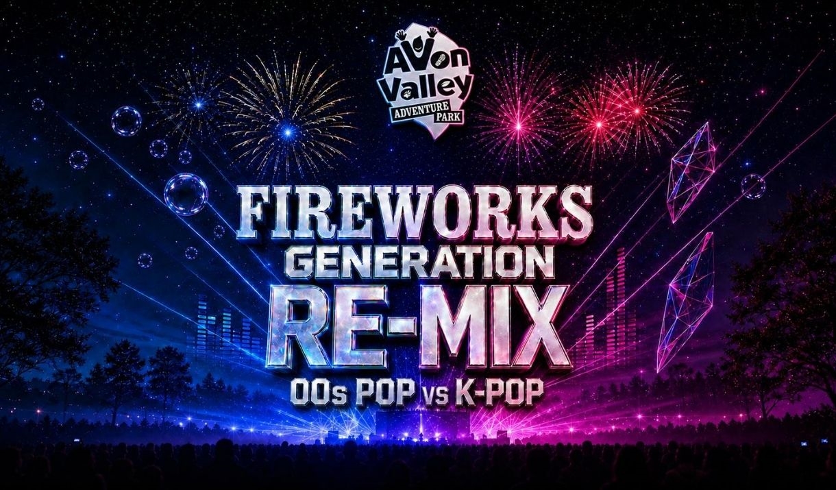 Fireworks to Music at Avon Valley Adventure Park
