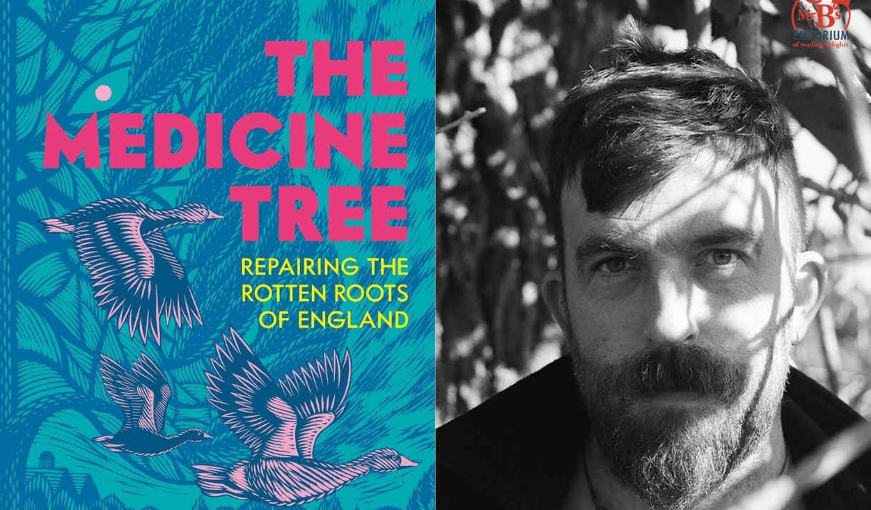Author Nick Hayes with his new book, The Medicine Tree