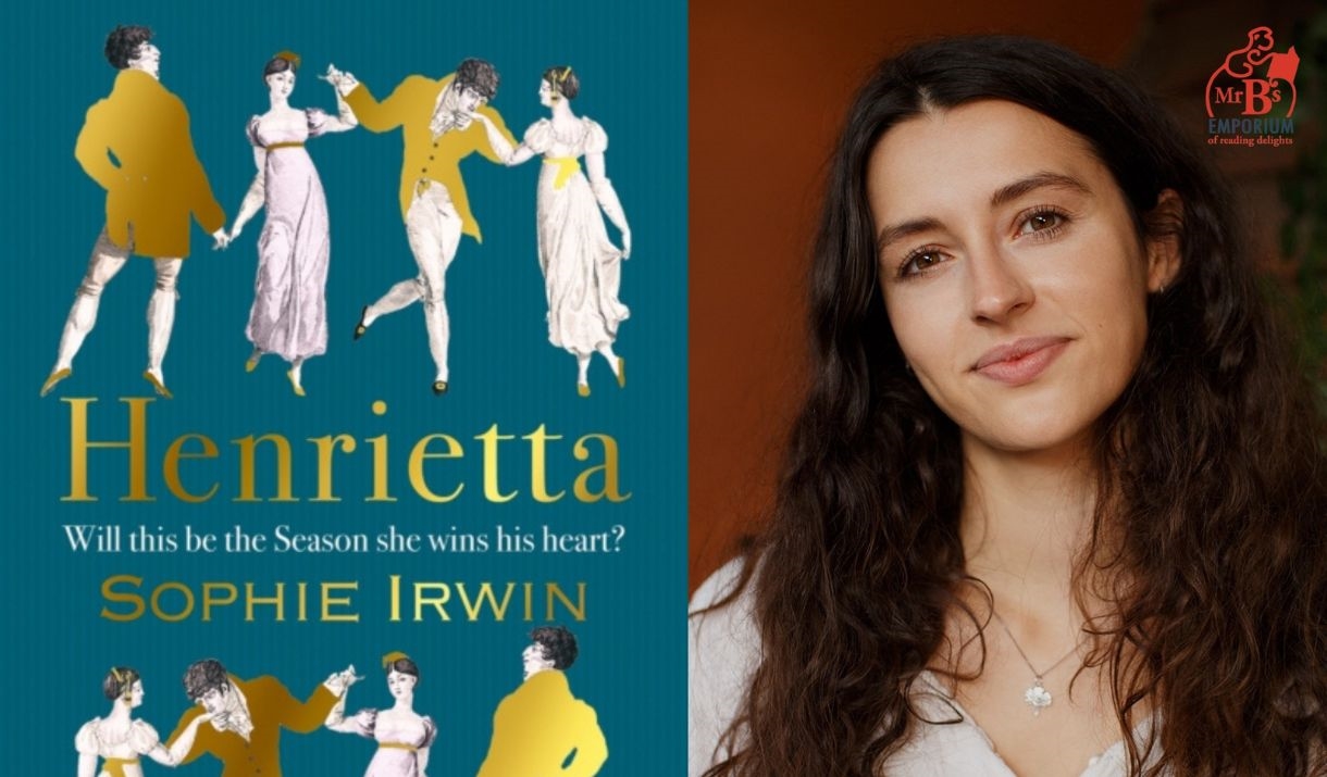 Author Sophie Irwin with her new book, Henrietta