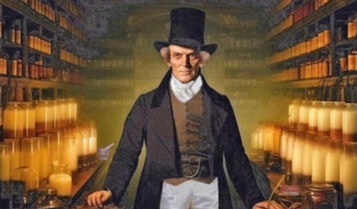 Man in top hat and frock coat