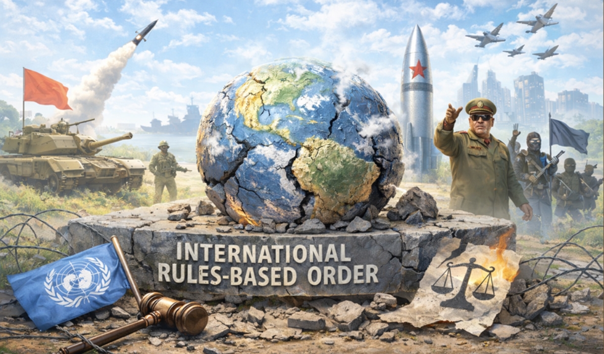 earth surrounded by missiles and threats