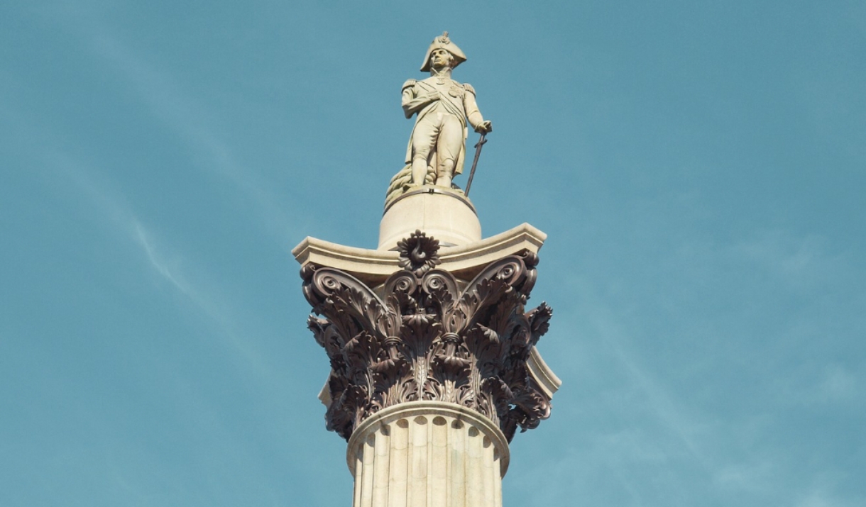 Nelson on top of Column