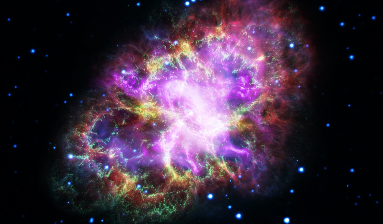 A nebula in space