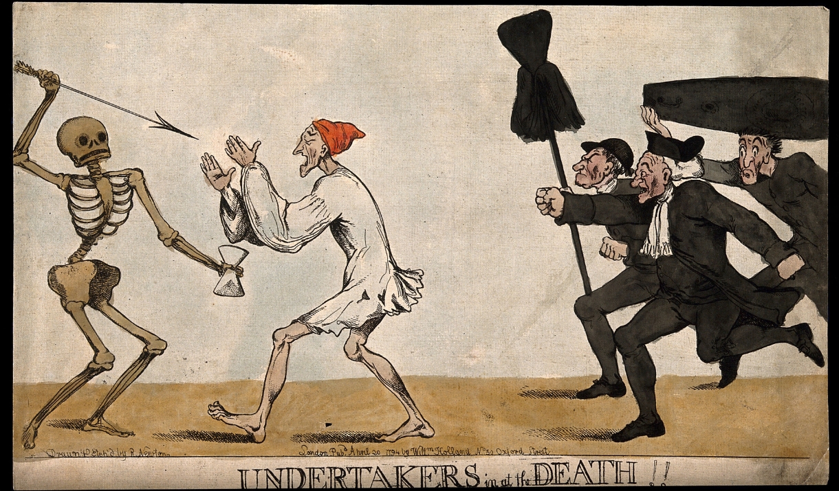 undertakers chasing death