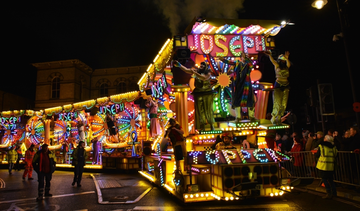 Midsomer Norton Illuminated Carnival float