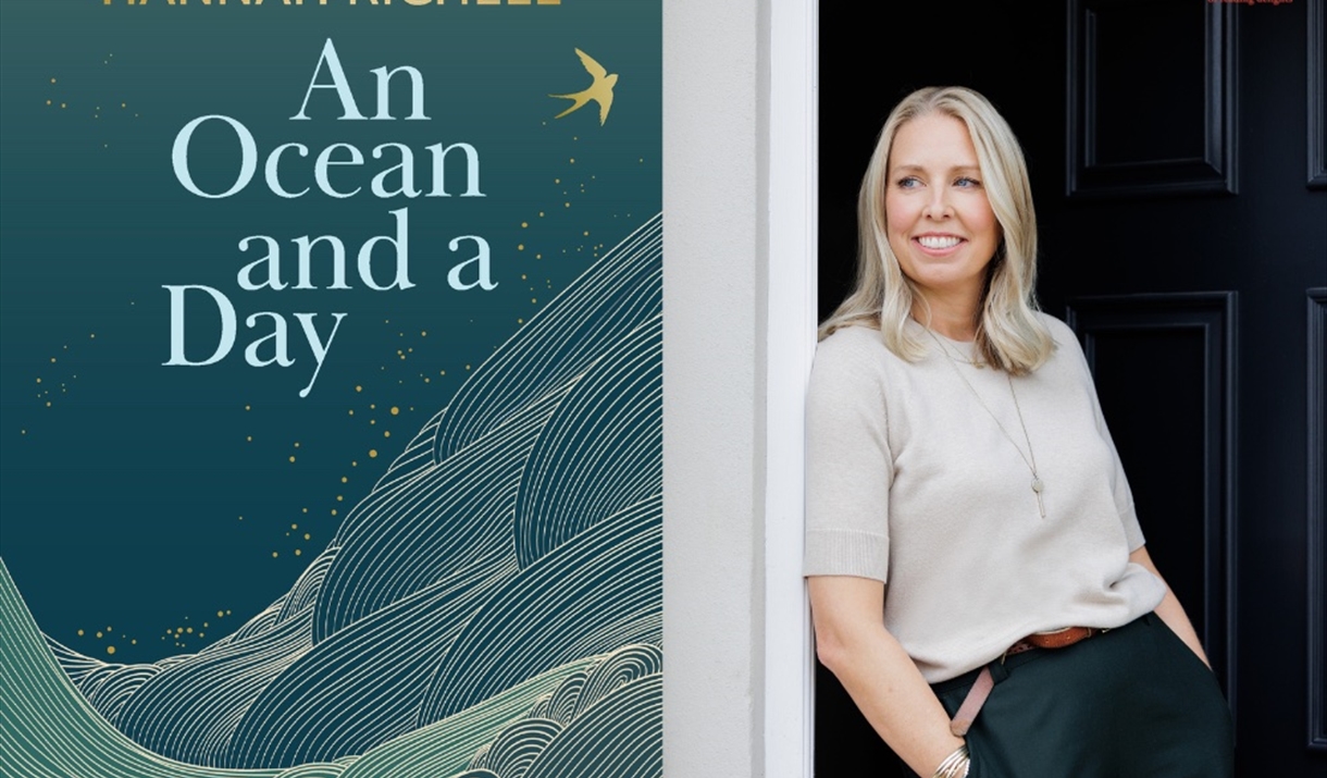 Author Hannah Richell with her new book, An Ocean and a Day