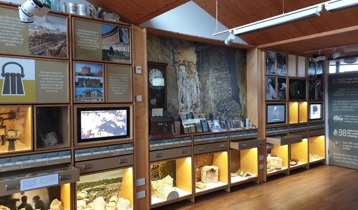 Museum of Bath Stone Display Cases