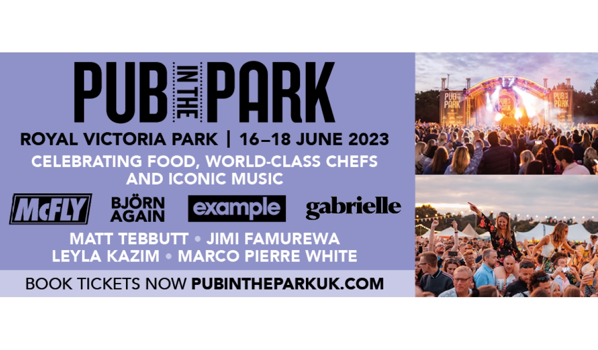 Pub in the Park 2023 poster