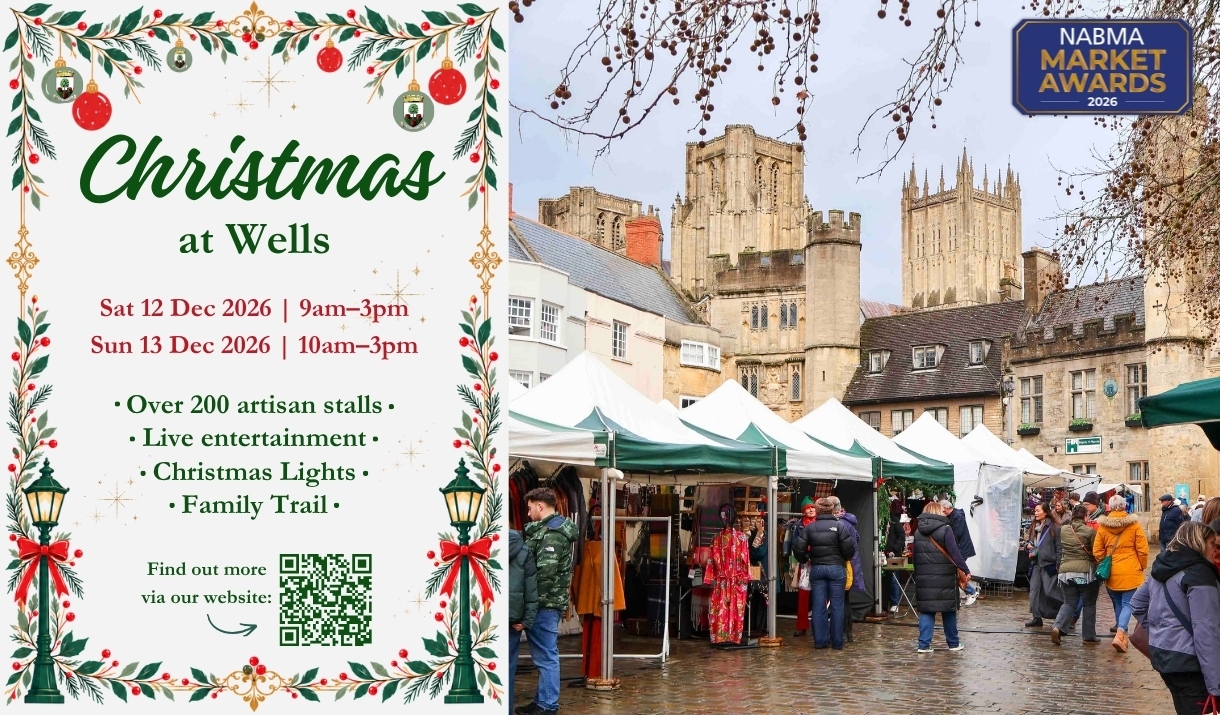 An image of Wells Christmas Market 2026.