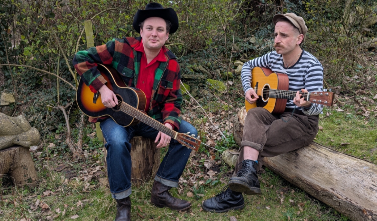 Rob Heron with Conrad Bird