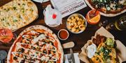 pizzas and starters