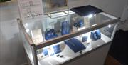 Case of necklaces and bracelets