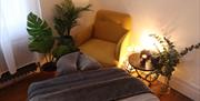 Massage table and chair