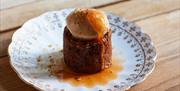 Pudding with Ice Cream