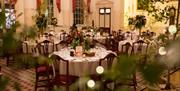 A wedding reception at The Pump Room in Bath