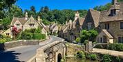 Village road in Castle Combe