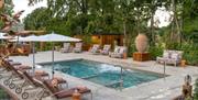 Outdoor pool at Bishopstrow Hotel & Spa