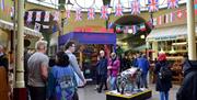 Interior of Guildhall Market in Bath
