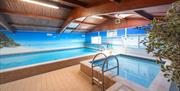 Interior of the swimming pool at Bucklegrove Holiday Park