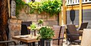 The garden at Corkage in Bath.