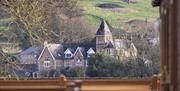The view from one of the Mendip View Lodges